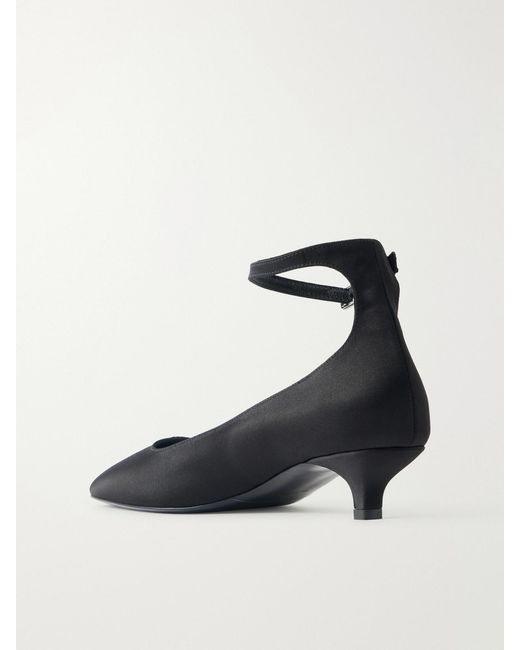 Totême  White Satin Pumps