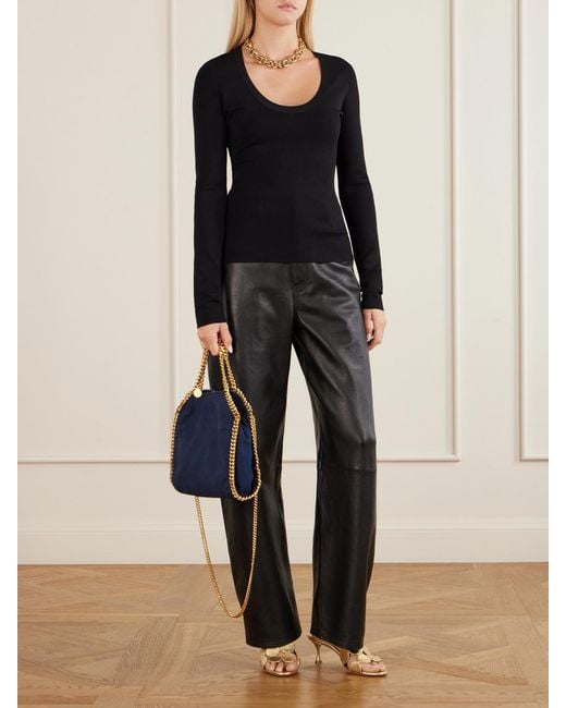 Stella McCartney Black Jersey T-Shirt