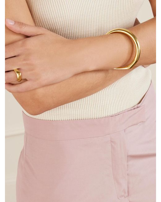 Sharon Wauchob Pink Orla Icon Cotton And Silk-Blend Pants