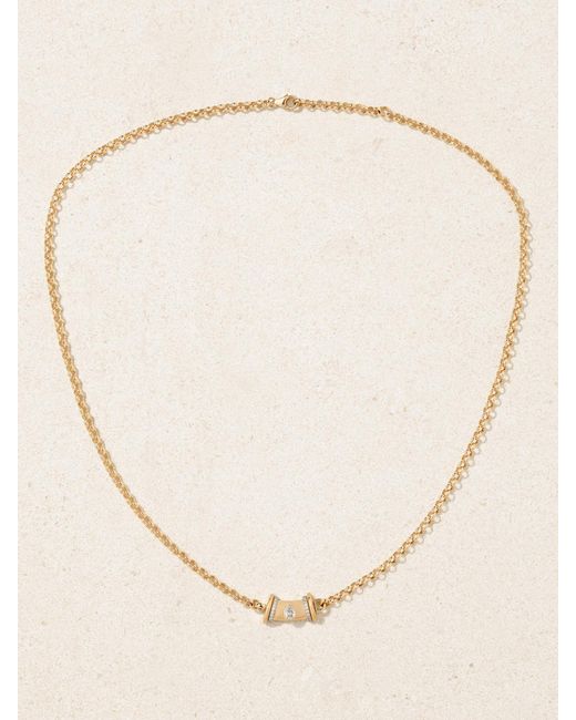 L'Atelier Nawbar Natural Warrior Princess 18-Karat Diamond Necklace