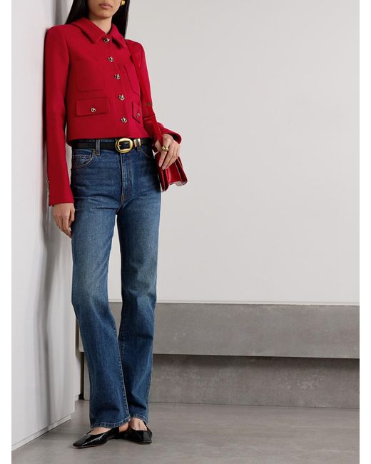 Altuzarra Red Astley Wool Jacket