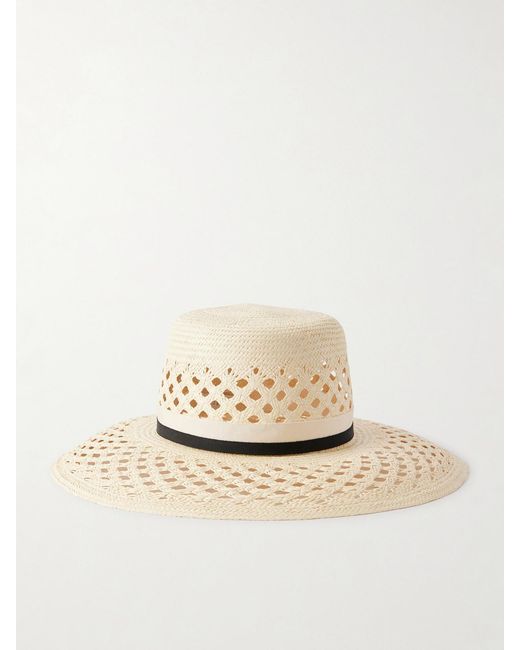 Gigi Burris Millinery Natural Clara Woven Straw Sunhat