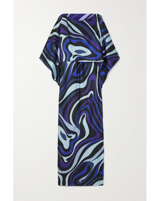 Emilio Pucci Acapulco Print Silk-Twill Top