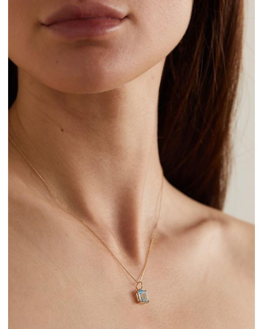 Mateo Natural 14-Karat Topaz Necklace
