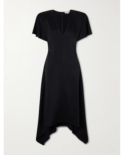 stella mccartney black dress Self-Portrait - Black Crepe 3D Sequin Mini Dress