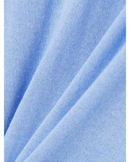 La Ligne Blue Ben Silk-Blend Sweater