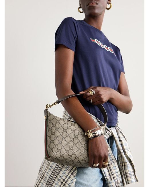 Gucci Brown Kleine Ophidia Schultertasche