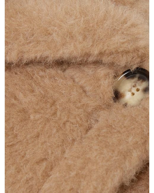 Max Mara Natural Tenebre Oversized Alpaca, Cashmere And Silk-Blend Cape
