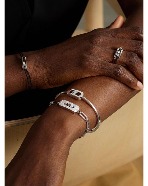 Messika Natural So Move 18-Karat Diamond Bracelet