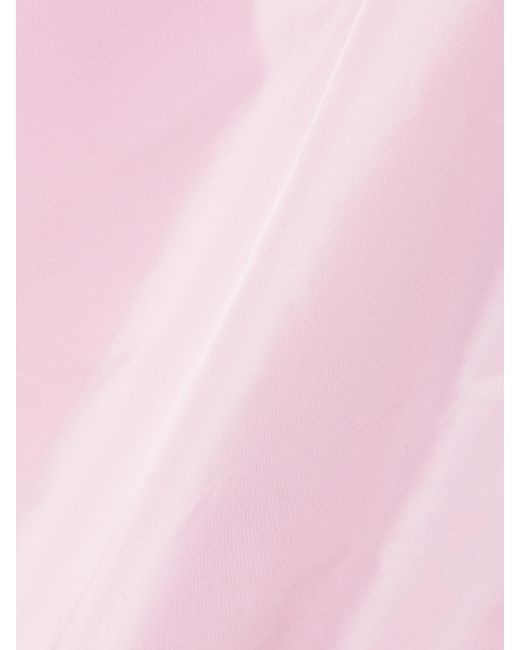 Alaïa Pink Silk-Taffeta Balloon Track Pants