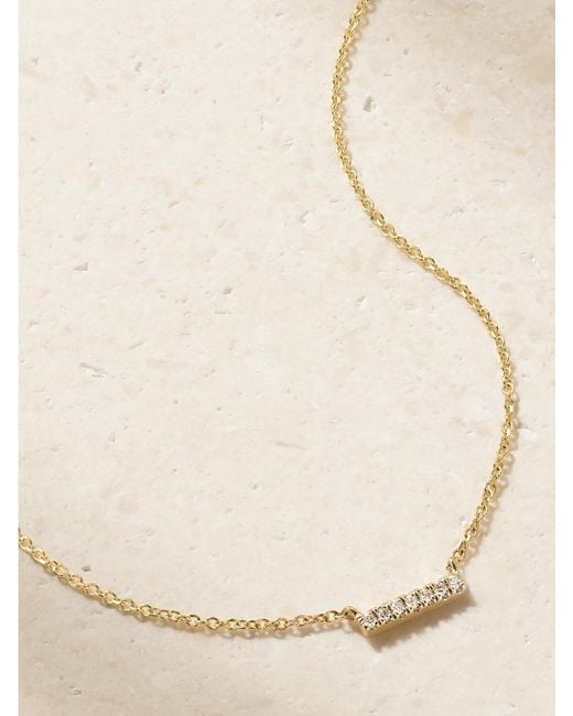 STONE AND STRAND Natural 10-Karat Diamond Necklace