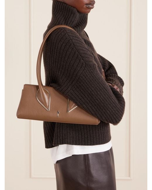 Christian Louboutin Brown Venus Schultertasche Aus Leder