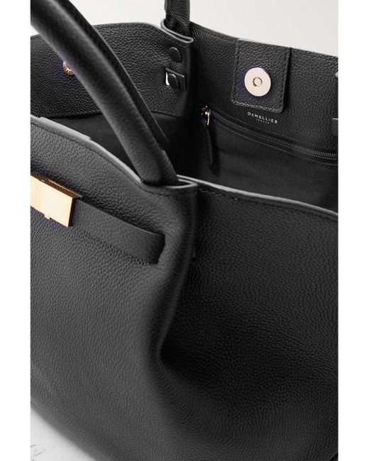 Sac À Main En Cuir Texturé New York Midi DeMellier London en coloris Black