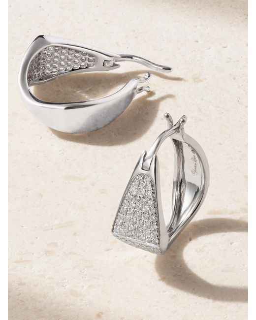 Yvonne Léon Natural Diva 9-Karat Diamond Earrings