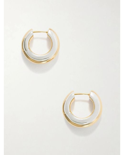 LIE STUDIO Natural The Eleonora 18-Karat-Plated Earrings