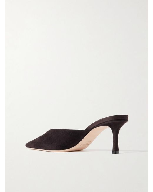 Mules En Daim Vivi 65 Jimmy Choo en coloris Brown