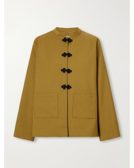 Rohe Green Virgin Wool And Mohair-Blend Jacket