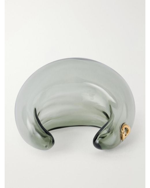 Alaïa Gray Glass Cuff