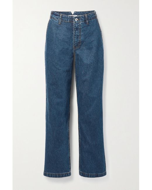 Alex Mill Denim Bleecker High-rise Straight-leg Jeans in Blue | Lyst
