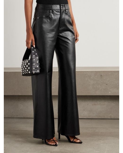 Veronica Beard Black Kasey Hose Mit Weitem Bein