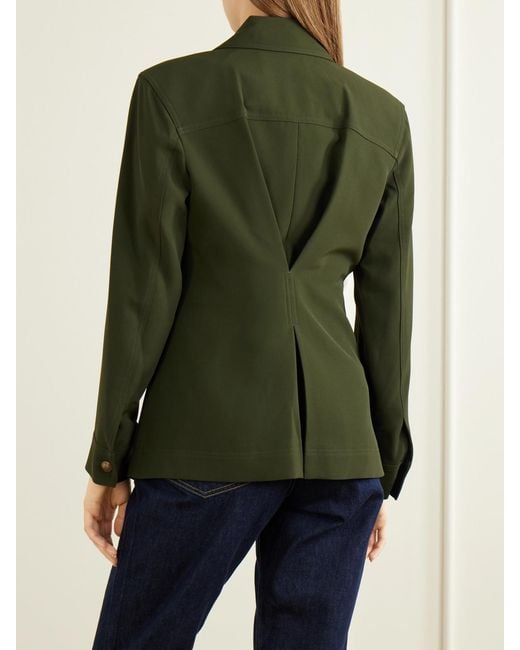 Veronica Beard Green Molyneaux Twill Jacket