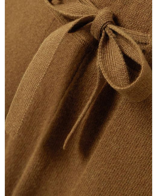 LeKasha Natural Suria Hose Mit Weitem Bein Aus Biokaschmir