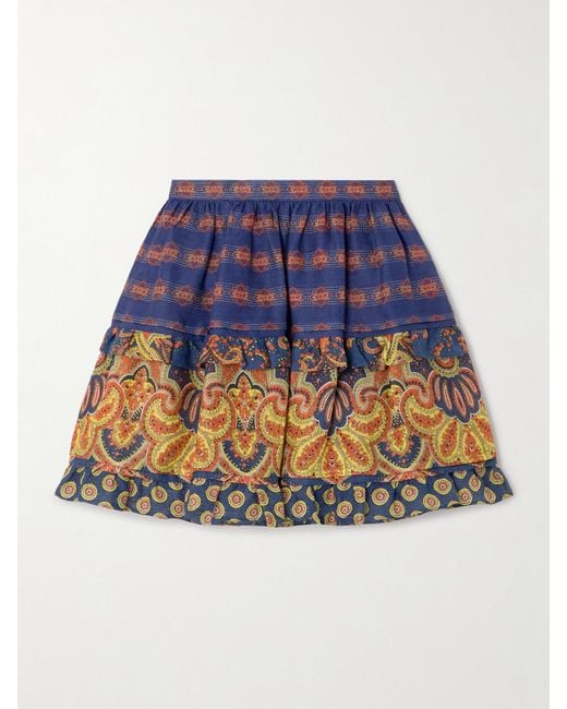 【関税込み】Valentino Garavani Paisley skirt Paisley cotton muslin midi skirt in multicoloured