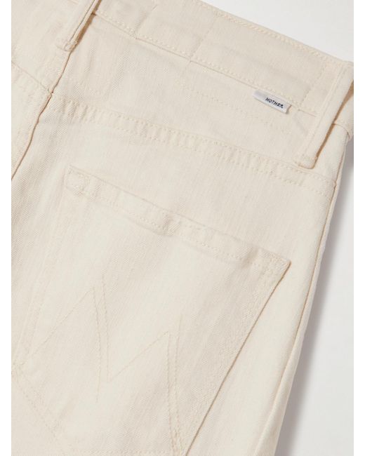 Mother Natural Net Sustain The Half Pipe Ankle High-Rise Tapered Jeans