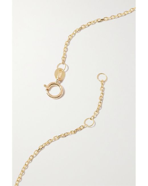 L'Atelier Nawbar Natural Cosmic Ibiza Mini 18-Karat, Malachite And Diamond Choker