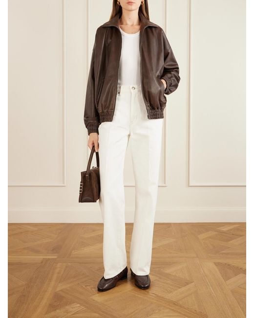 RÙADH White The Quinn Straight-Leg Jeans