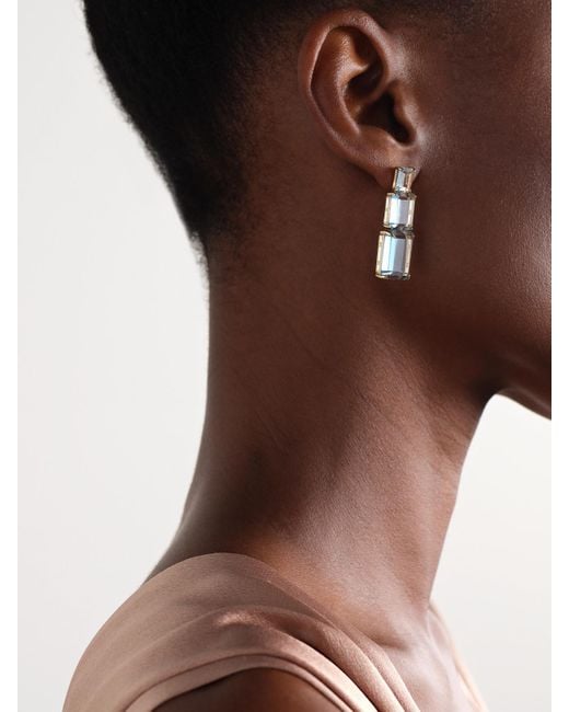 Mateo Natural Arithmetic Composition 14-Karat Topaz Earrings