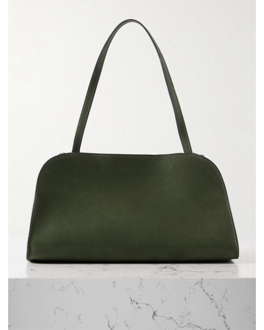 The Row Green Peggy Leather Tote