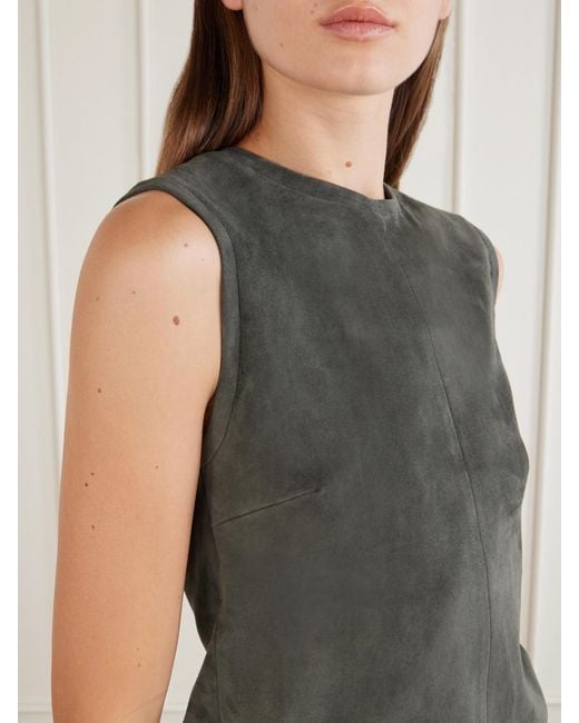 Stouls Gray Miuccia Suede Tank