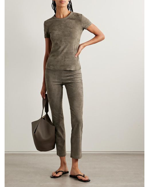 Stouls Gray Suede T-Shirt