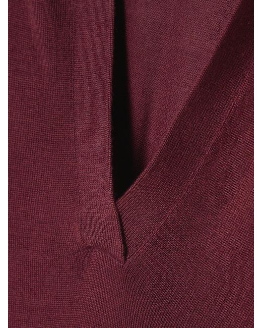 Haut Façon Polo En Cachemire Et Soie Mélangés Frank Gabriela Hearst en coloris Red