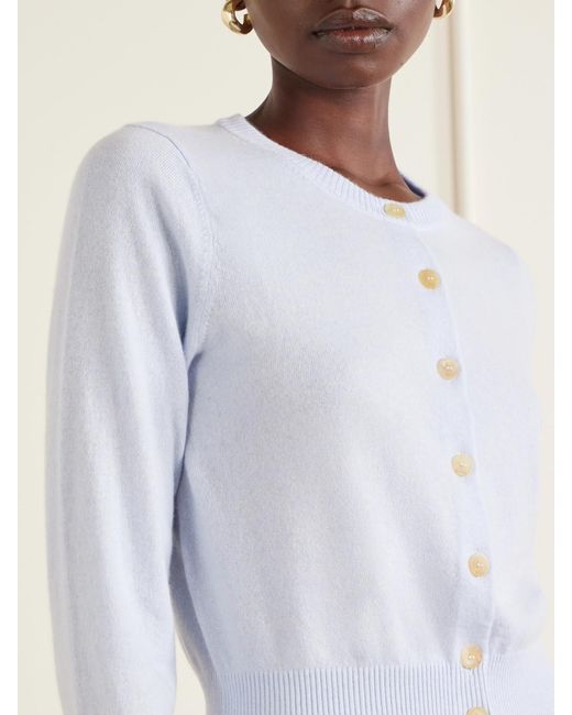 arch4 Blue Celestina Cashmere Cardigan