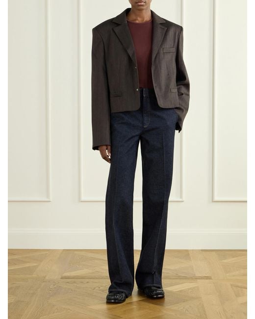 Tibi Red Jersey T-Shirt