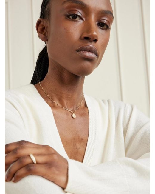 Marlo Laz Natural Lasso 14-Karat Diamond Necklace