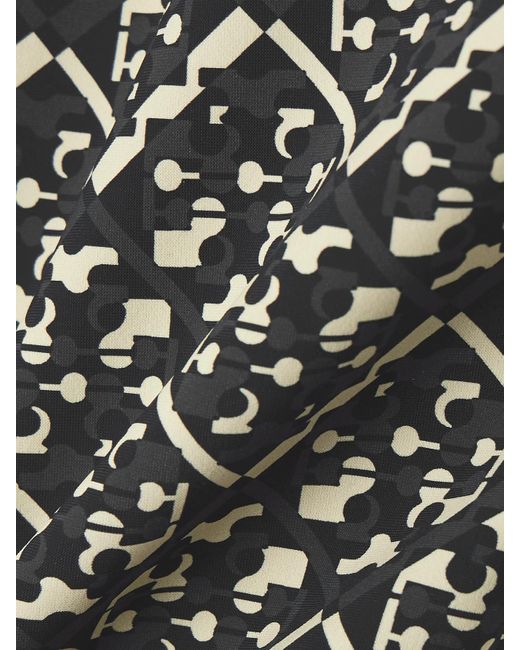 Tory Burch White Printed Underwired Swimsuit