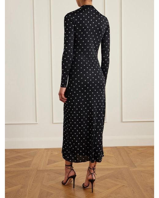 Altuzarra Black Kaplan Eyelet-Embellished Jersey Maxi Dress