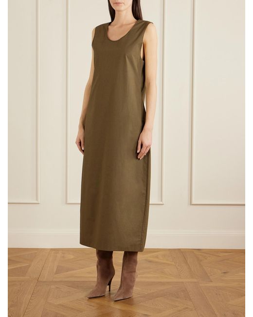 Khaite Brown Bella Suede Knee Boots