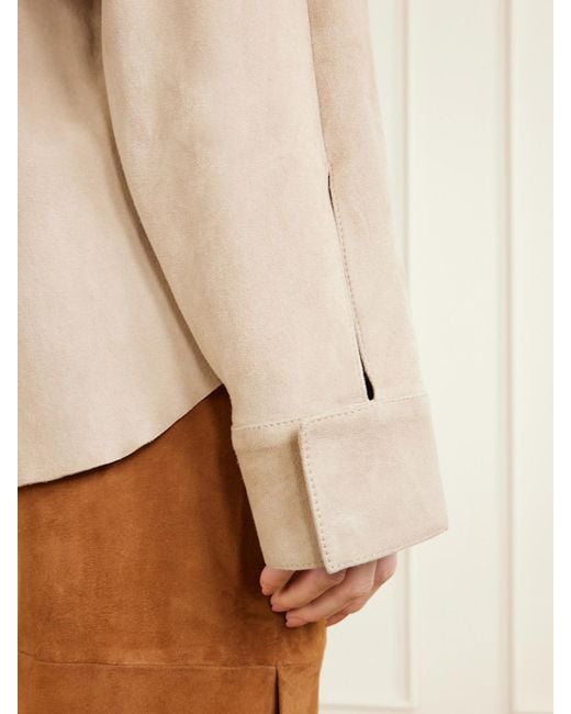 Stouls Natural Simone Suede Shirt