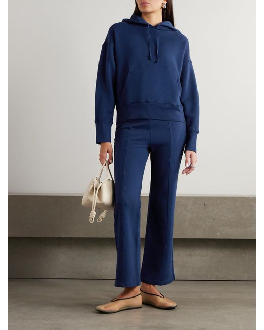 Suzie Kondi Blue Hydra Hoodie Aus Baumwollfrottee
