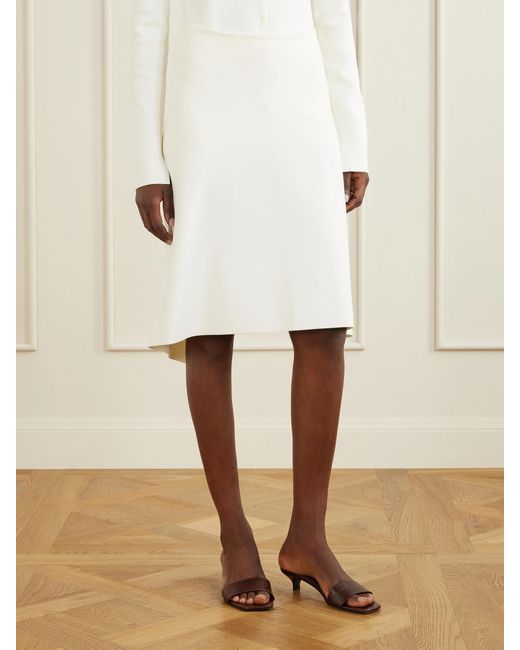 Totême Natural Jersey Midi Skirt