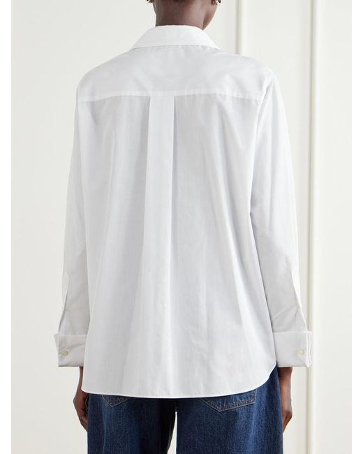 Sacai White Poplin Shirt