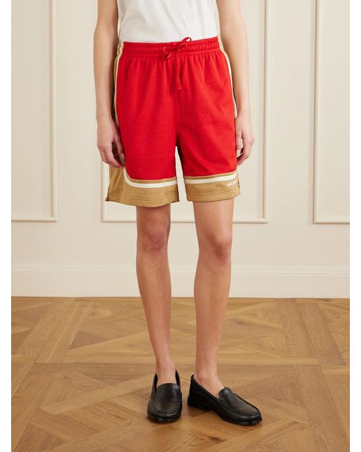 Aimé Leon Dore Red Novelty Mesh Shorts