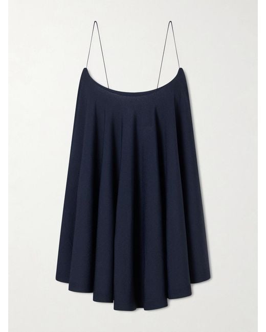 Jacquemus Blue Le Haut Voile Open-Back Jersey Top