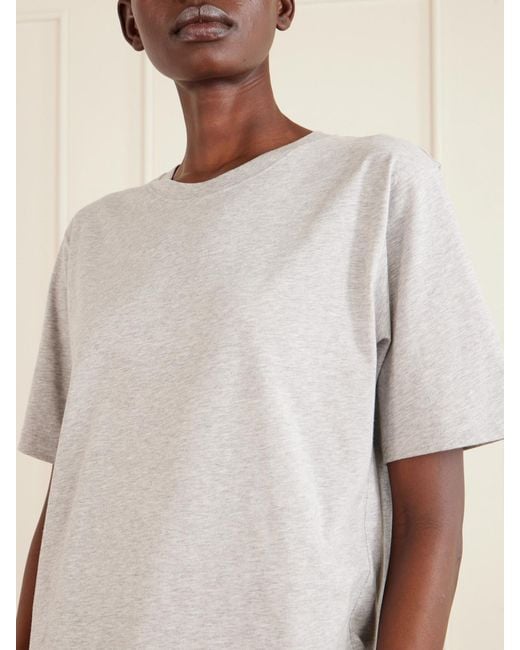 Dries Van Noten Gray Heydu Stretch-Cotton Jersey T-Shirt