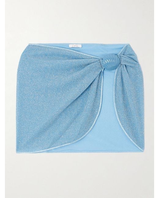 Oseree Blue Lumière Metallic Pareo
