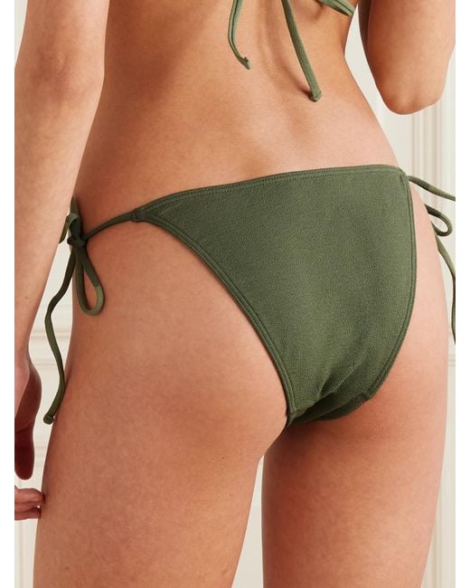 Matteau Green The String Recycled Bikini Briefs
